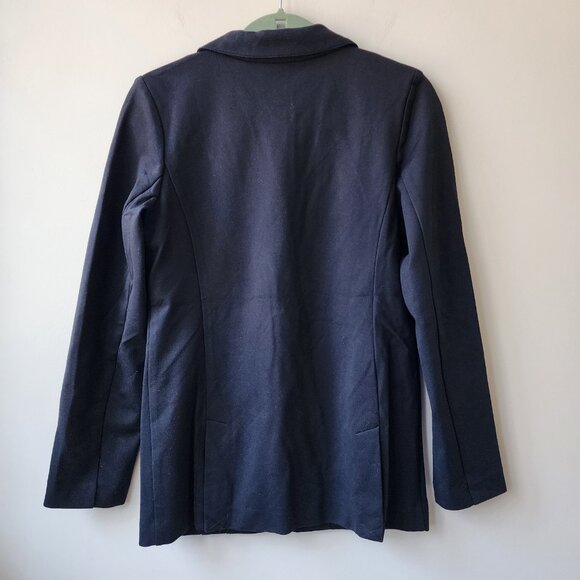 Isaac Mizrahi Live! Stretch Knit Blazer Jacket | XXS | Pitch Black New - Picture 6 of 9